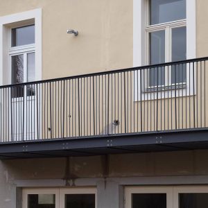 Einzelbalkon am Altbau