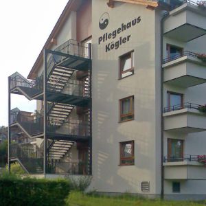 Fluchttreppe Stahlkonstruktion