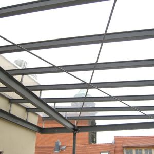 Terrassendach mit Glas